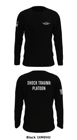 Shock Trauma Platoon Store 1 Core Men's LS Performance Tee - 1tM0VU