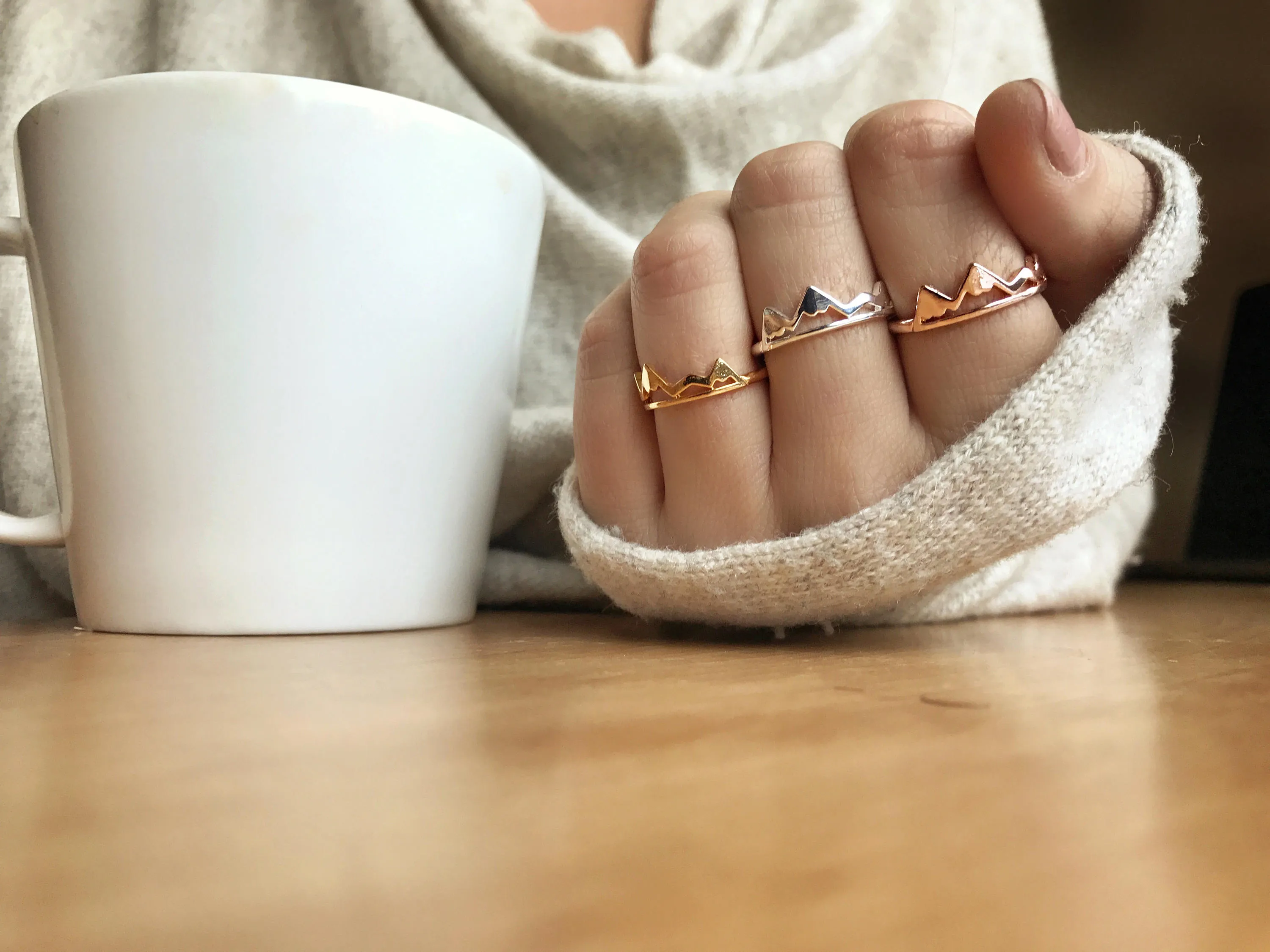 Silver Mountain Ring Victoria Collection