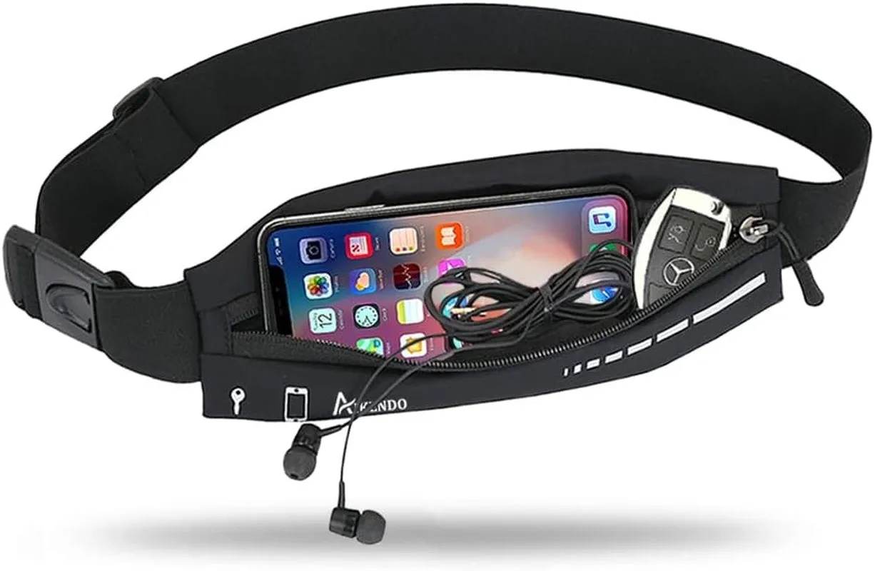 Slim Running Belt Bag, Workout Jogging Gear Accessories