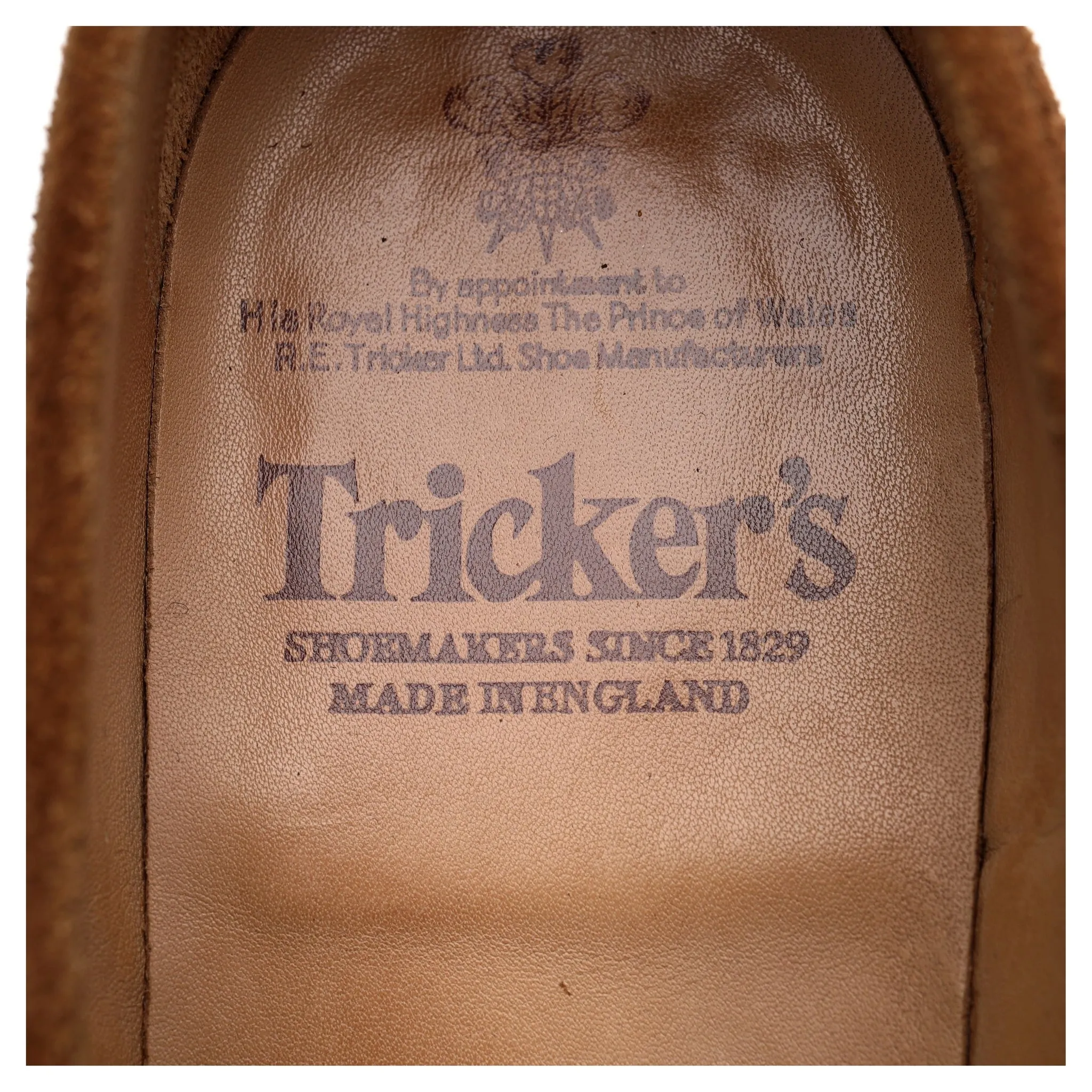 Snuff Brown Suede Penny Loafers UK 8