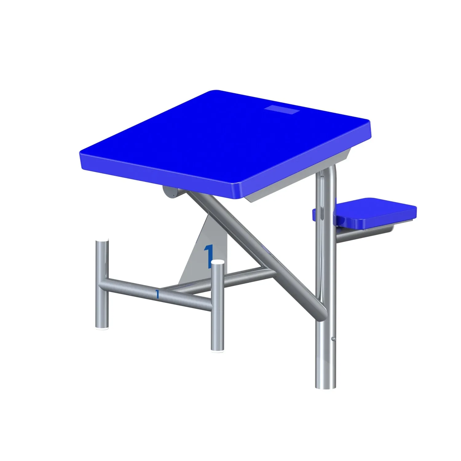 Spectrum Aquatics-Grizzly Side/Rear Step Starting Platform, Single Post
