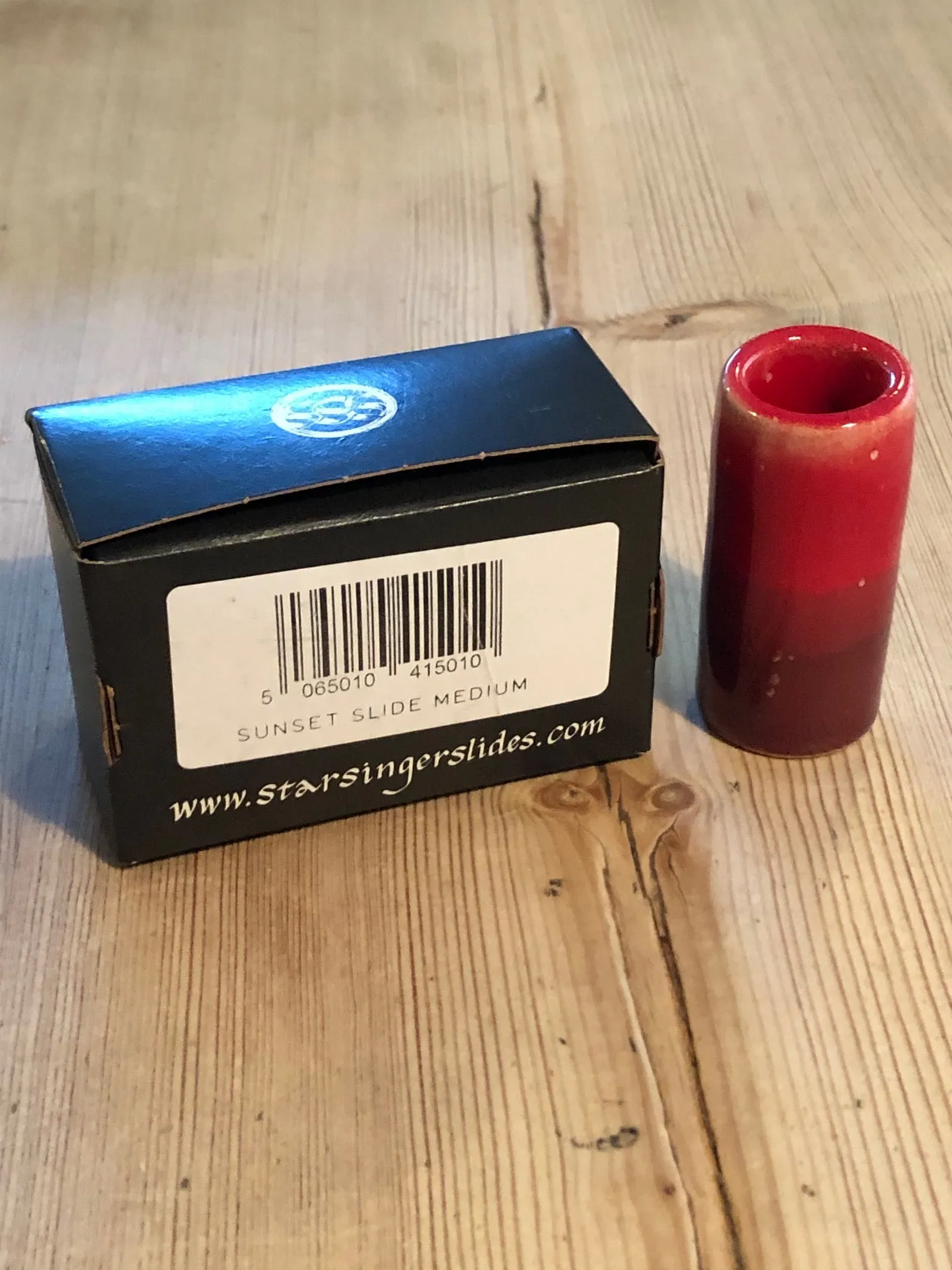 Star Singer (Medium) Sunset Red Ceramic Guitar Slide