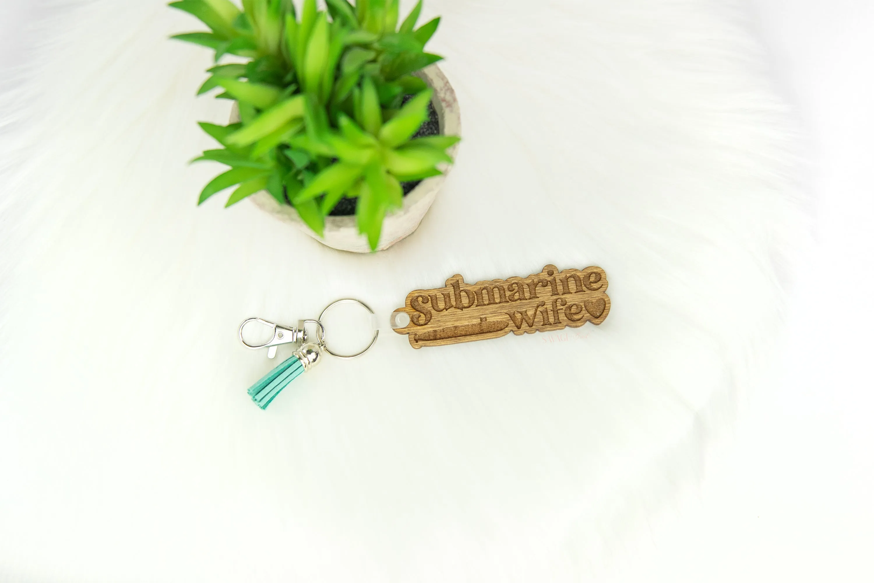 SUBMARINE WIFE KEYCHAIN