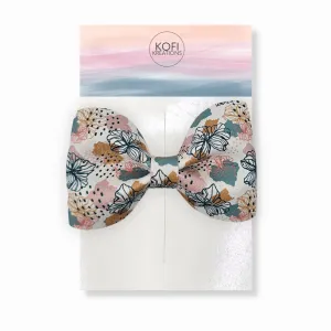 Summer Flowers Pinch Hair Bow
