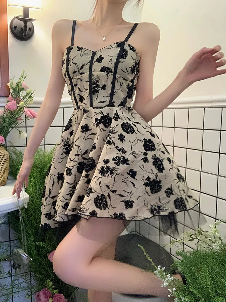 Summer French Floral Dress SD01952