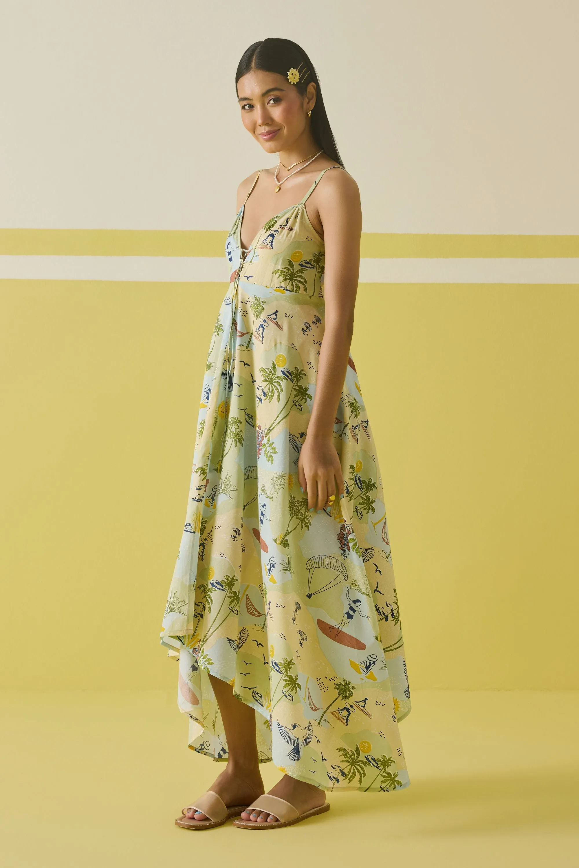 Summer Sea Lyocell Dress