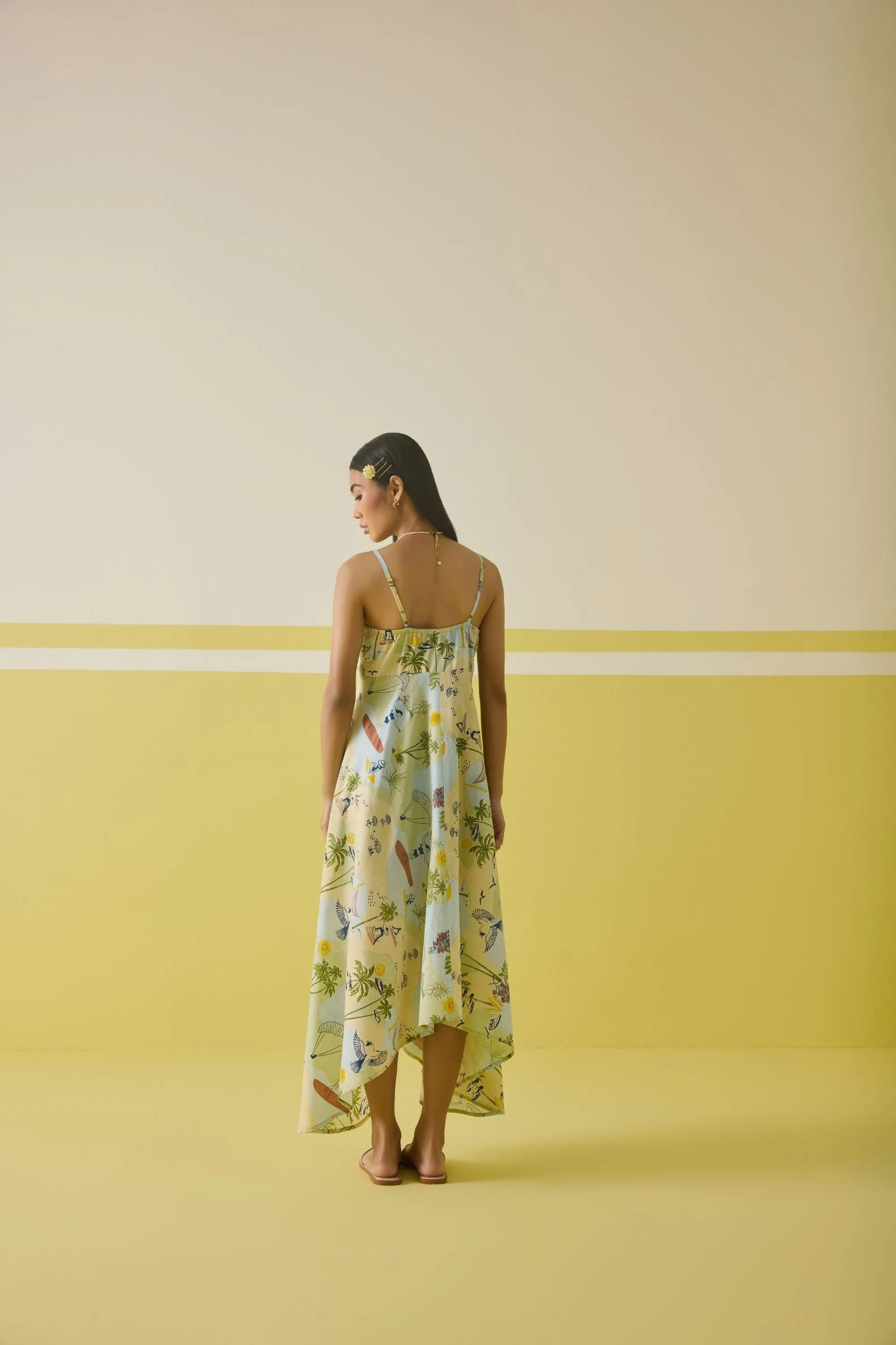 Summer Sea Lyocell Dress