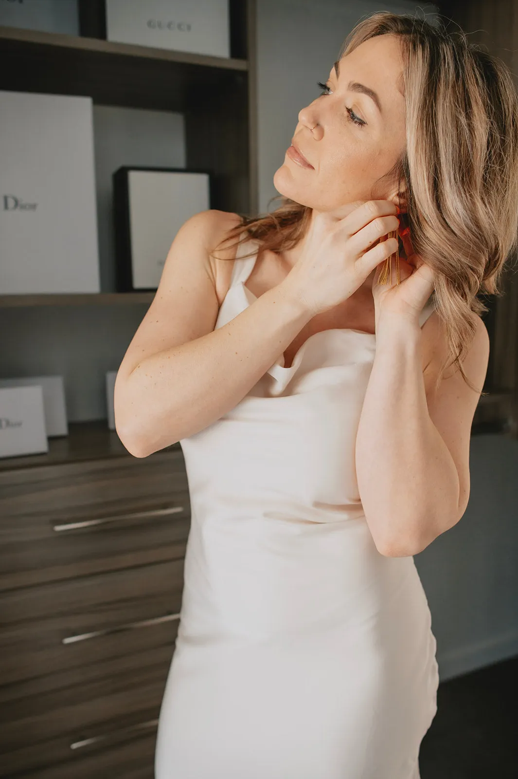 The Long Pavé Tassel Earrings