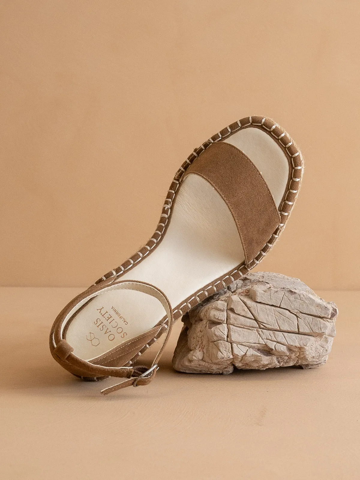 The Madrid | Brown Wedge Heel