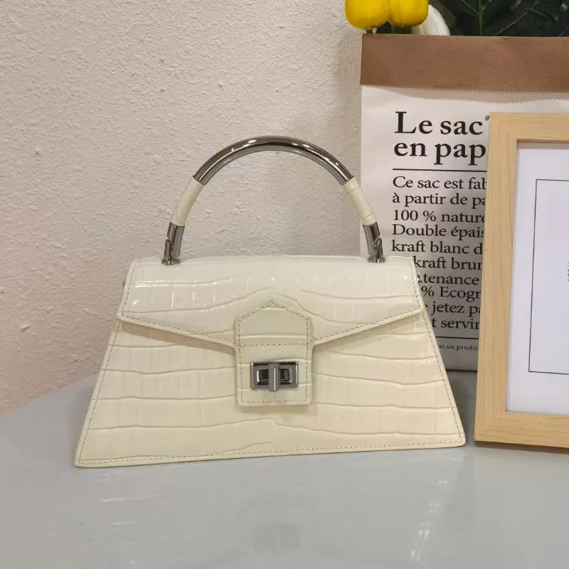 Tichka Crocodile Pattern Satchel