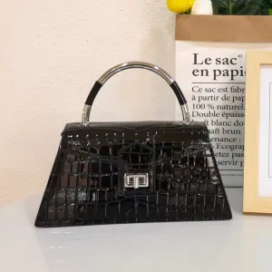 Tichka Crocodile Pattern Satchel