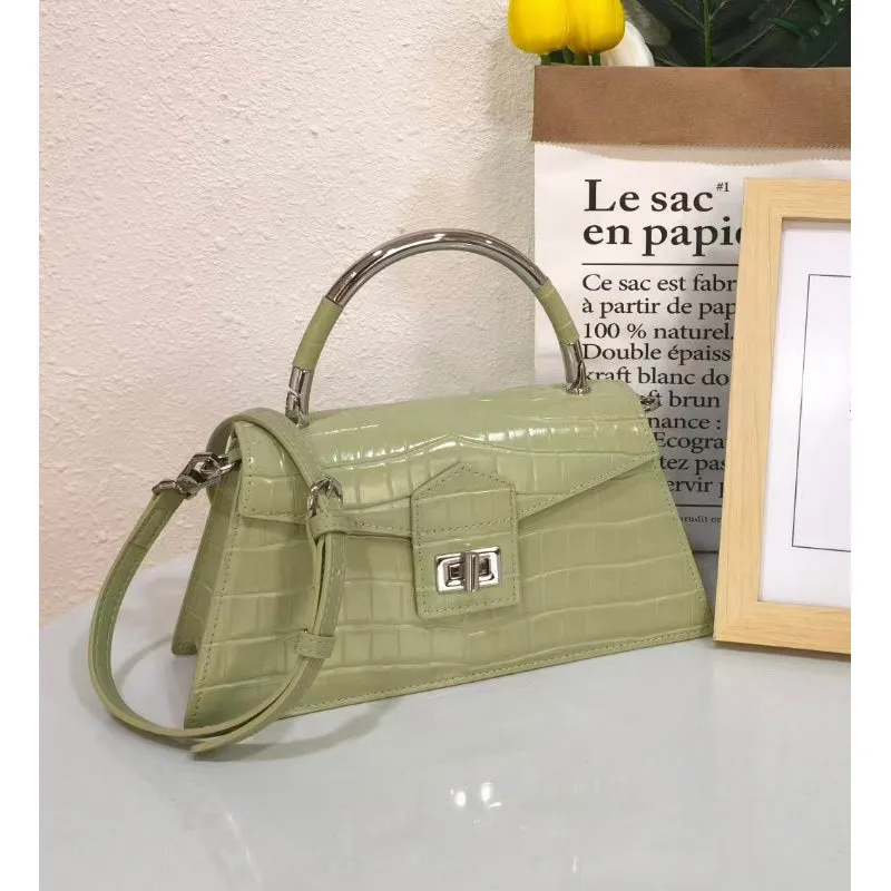 Tichka Crocodile Pattern Satchel
