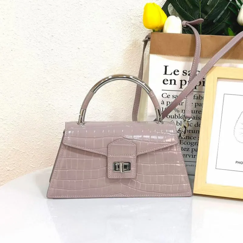Tichka Crocodile Pattern Satchel