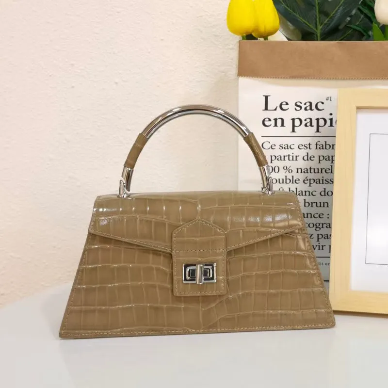 Tichka Crocodile Pattern Satchel