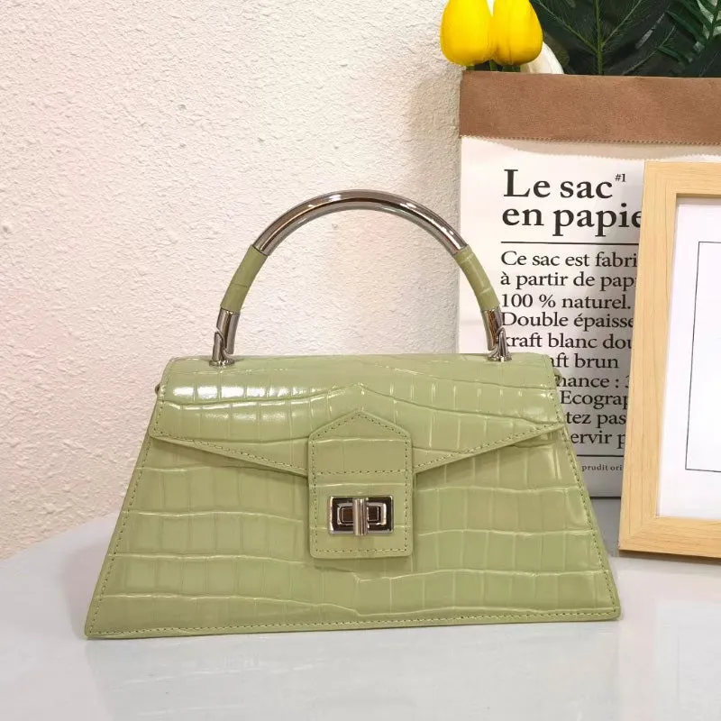 Tichka Crocodile Pattern Satchel
