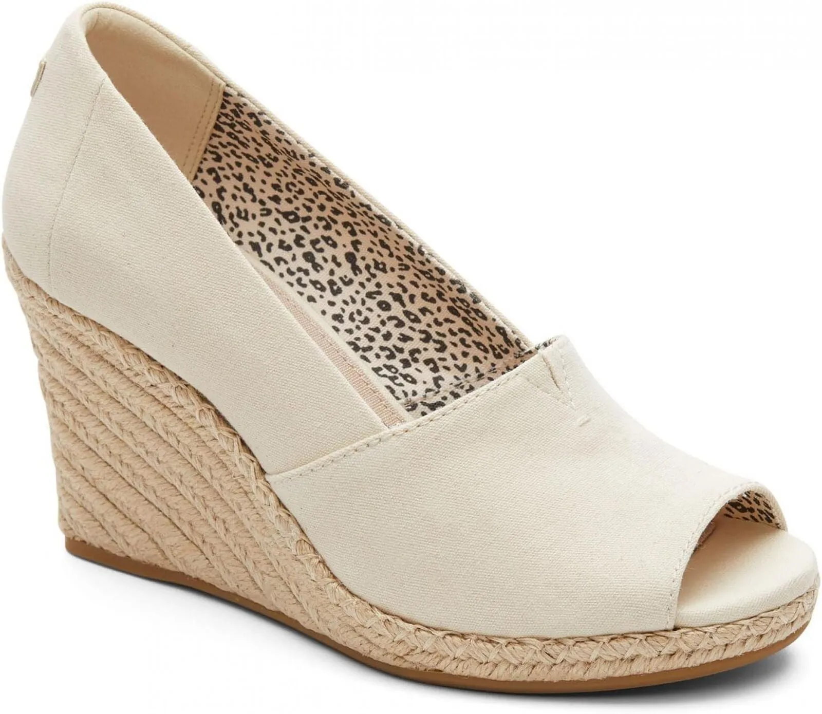 Toms Womens Michelle Espadrille Wedge Sandal 10017900 Natural Brown 6M