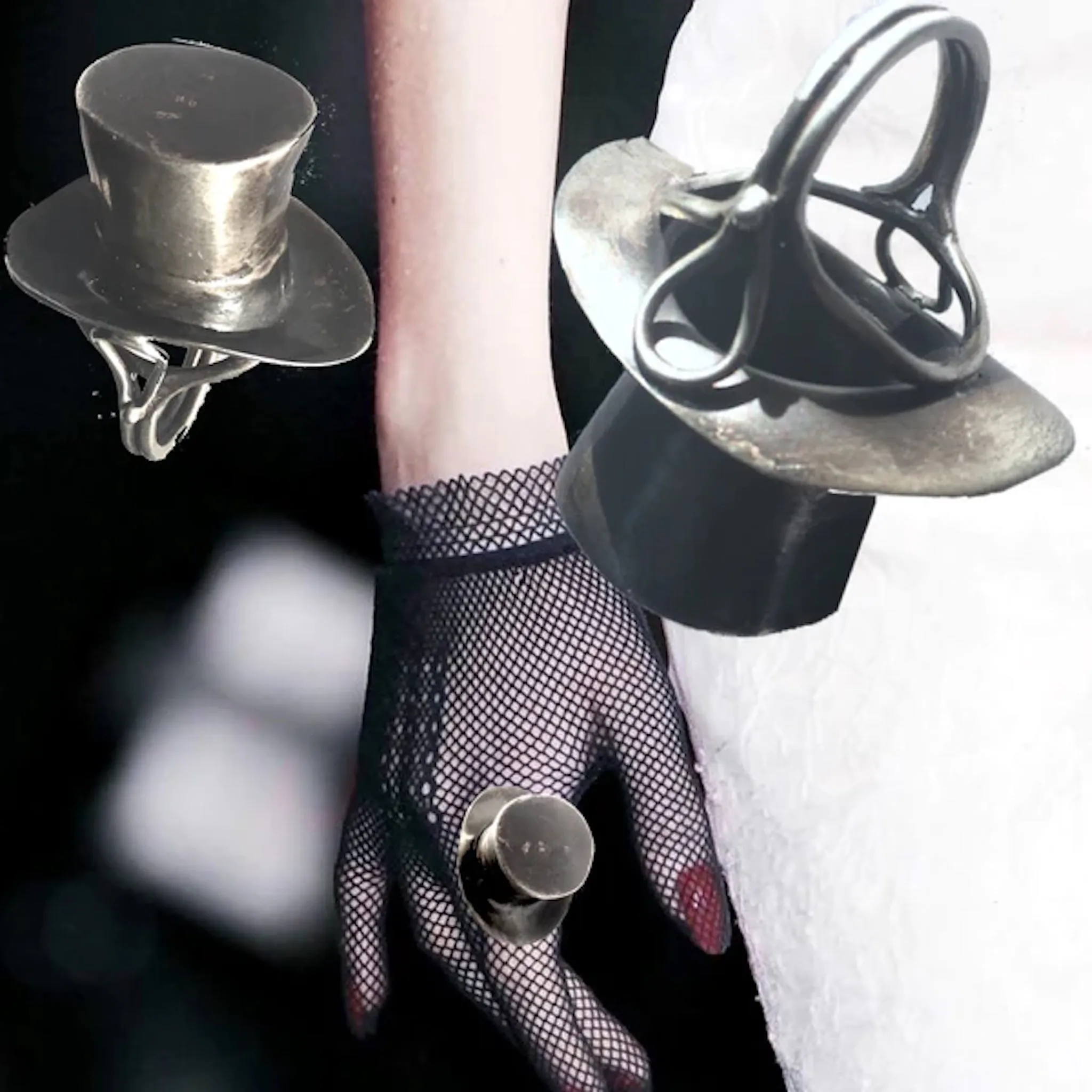 Top Hat Cocktail Ring