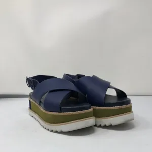 Tory Burch Gloriette Platform Sandal Matte Rubberized Leather