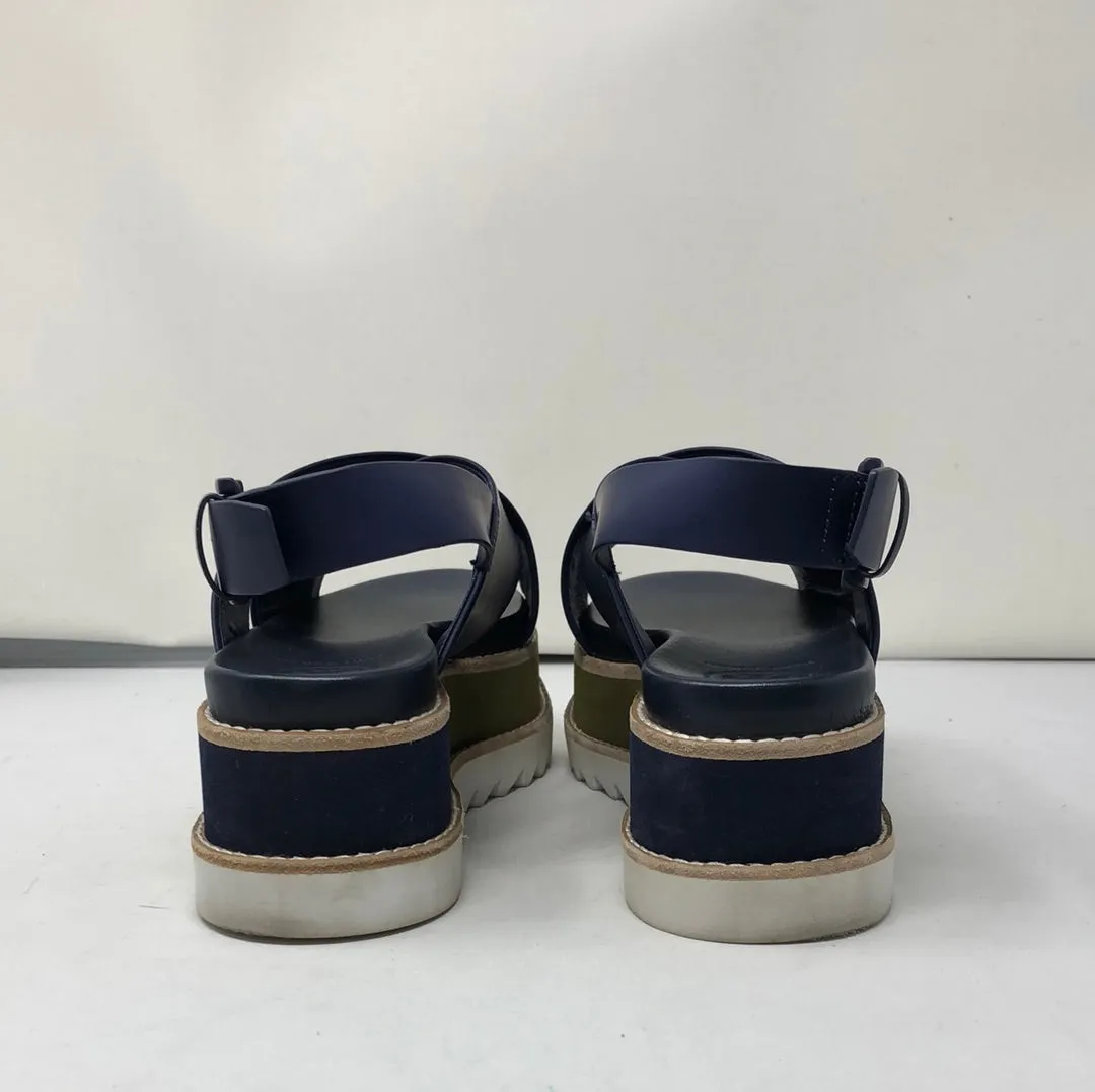 Tory Burch Gloriette Platform Sandal Matte Rubberized Leather