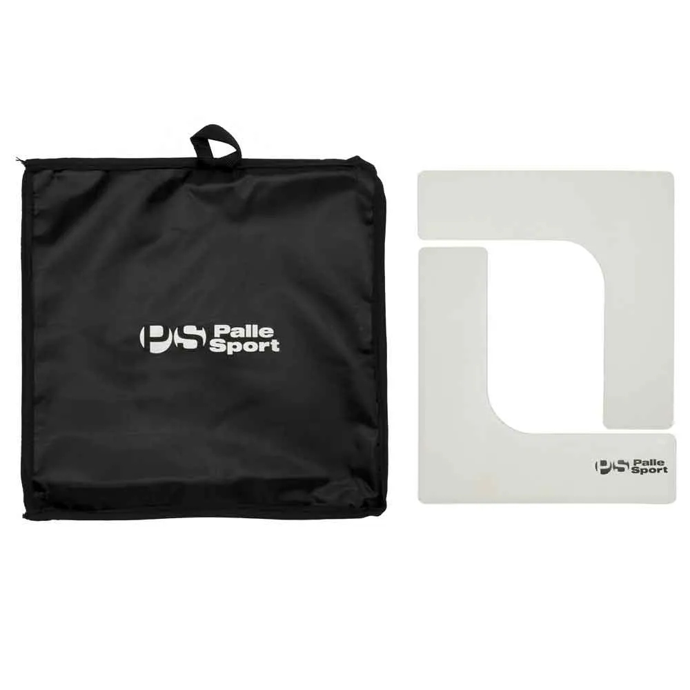 Training – L-Shaped Flat Rubber Markers - Set of 15 – Colour: White
