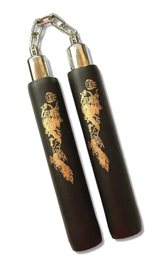 Ultimate - Foam Nunchucks Metal Link - Karate Ninja Martial Arts Training