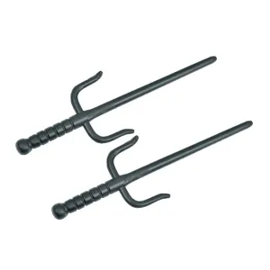Ultimate - Hard Plastic Training Rubber Sai Black