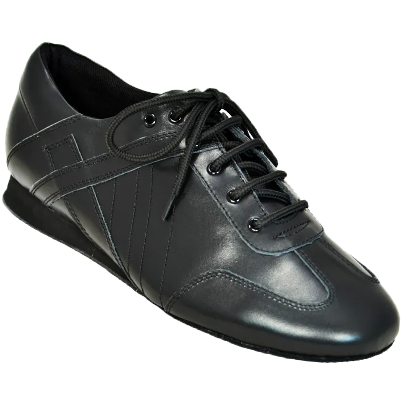 Ultimate Hybrid Dance Shoe (Unisex) - Black Leather