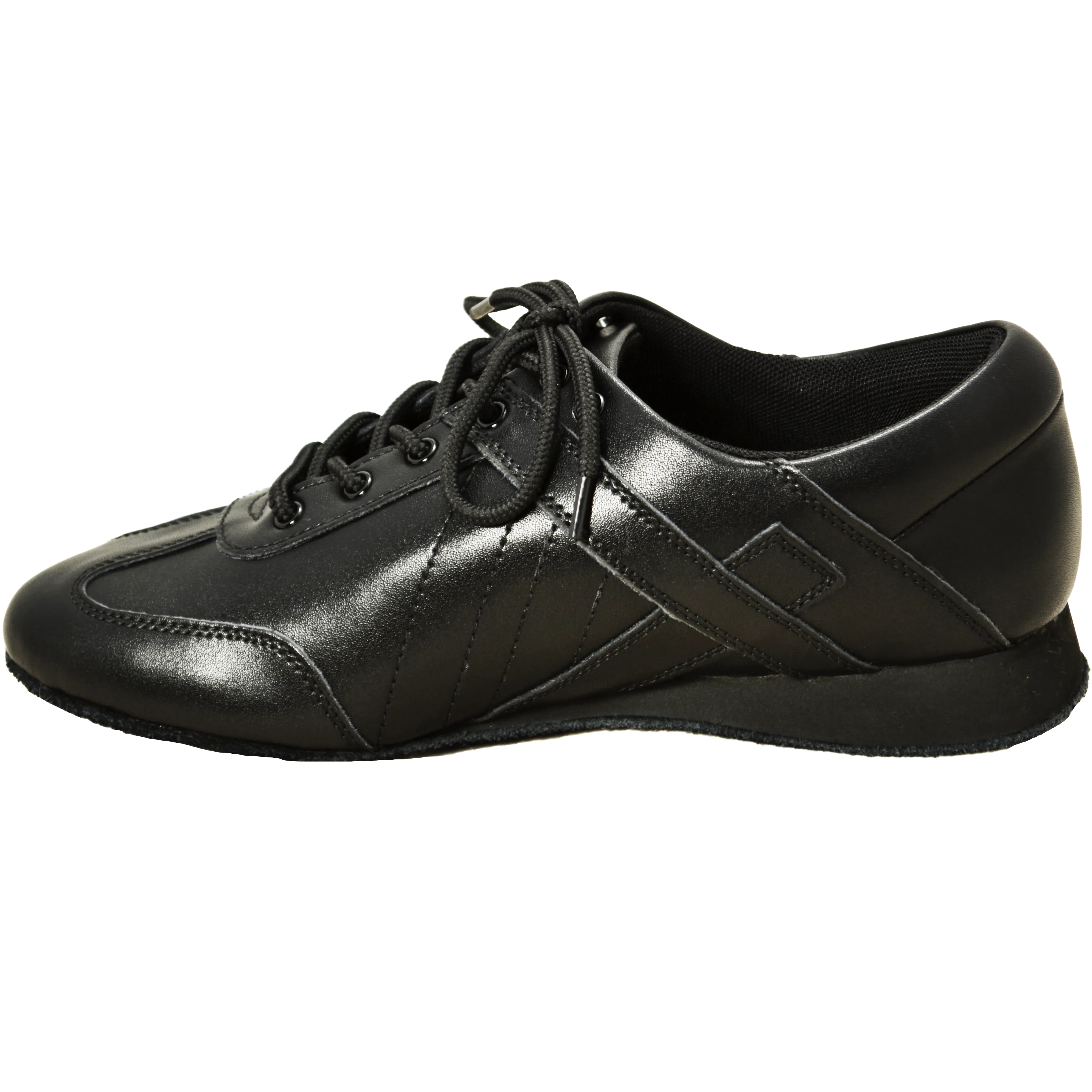 Ultimate Hybrid Dance Shoe (Unisex) - Black Leather