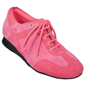 Ultimate Hybrid Dance Shoe (Unisex) - Pink Suede