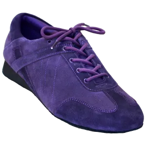 Ultimate Hybrid Dance Shoe (Unisex) - Purple Suede