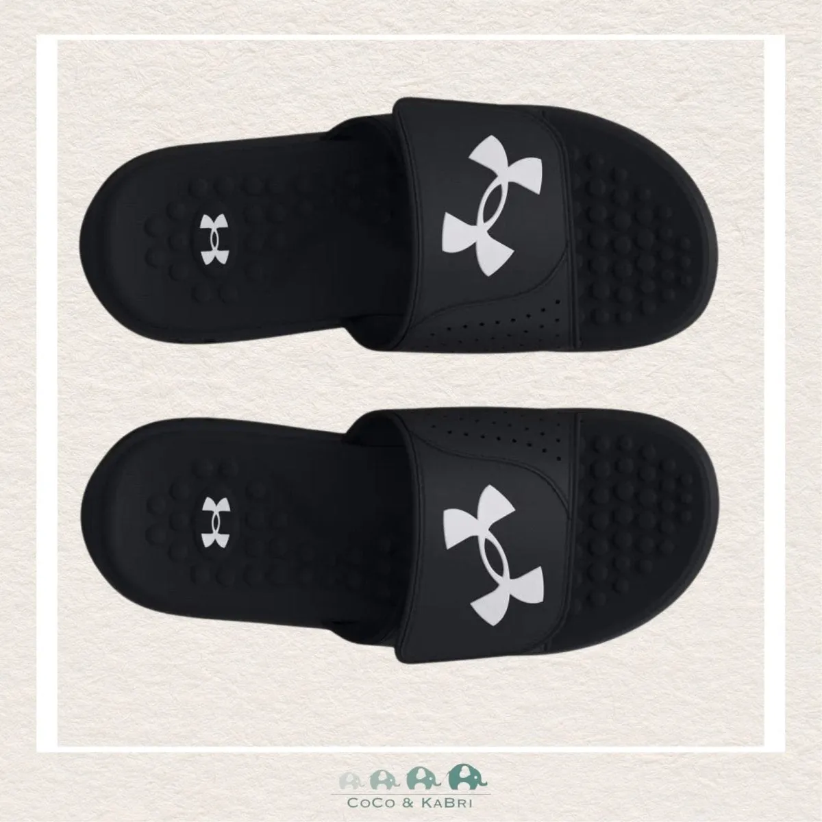Under Armour Boys' Ignite Pro Slides Black