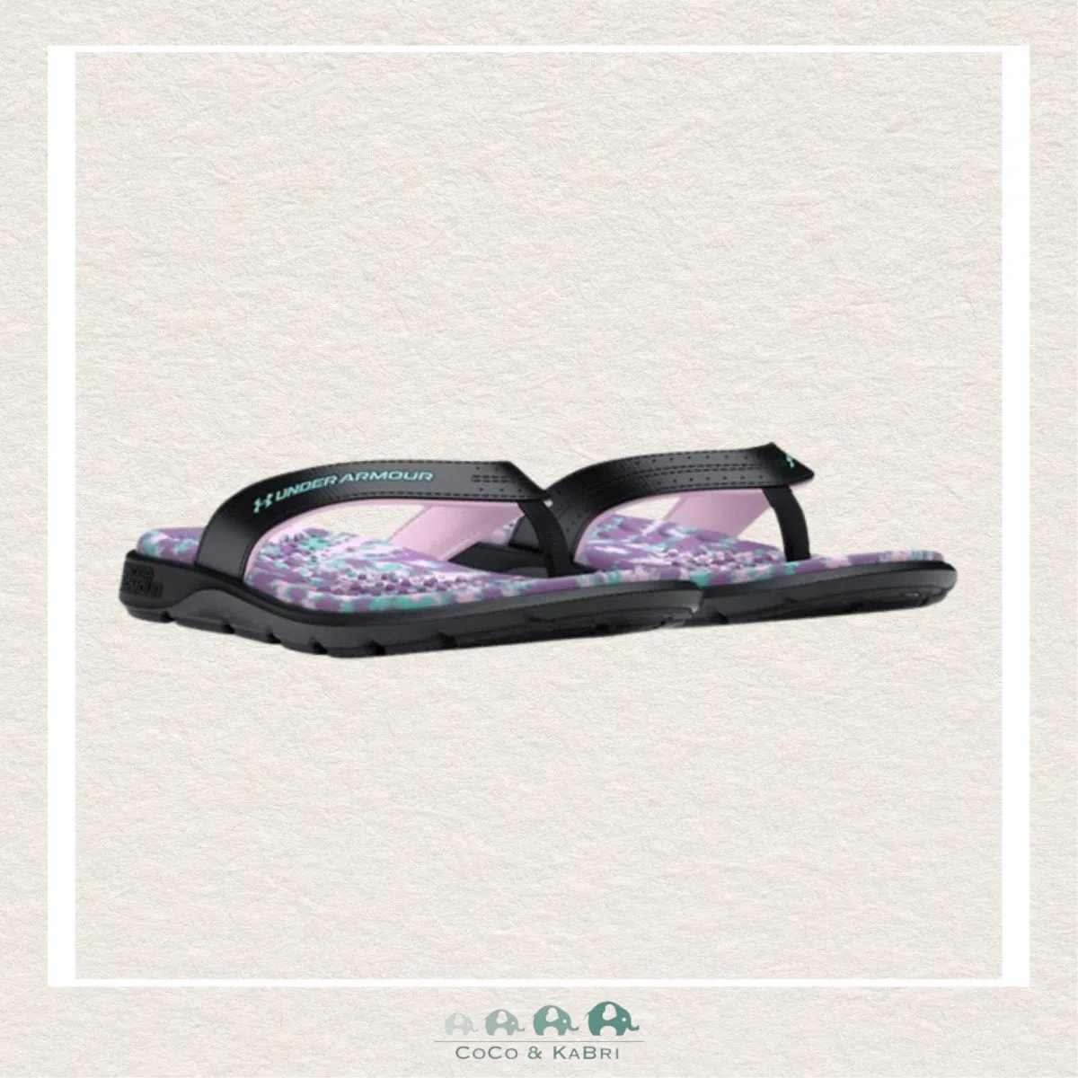 Under Armour Girls' Ignite Pro Marbella Graphic Slides - Purple