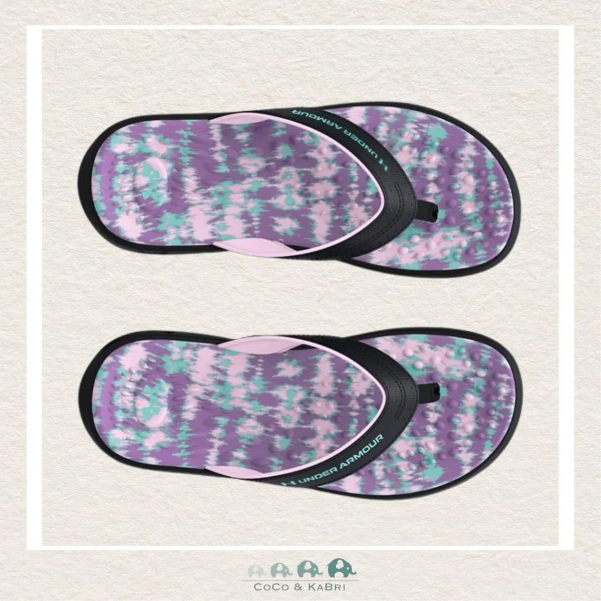 Under Armour Girls' Ignite Pro Marbella Graphic Slides - Purple
