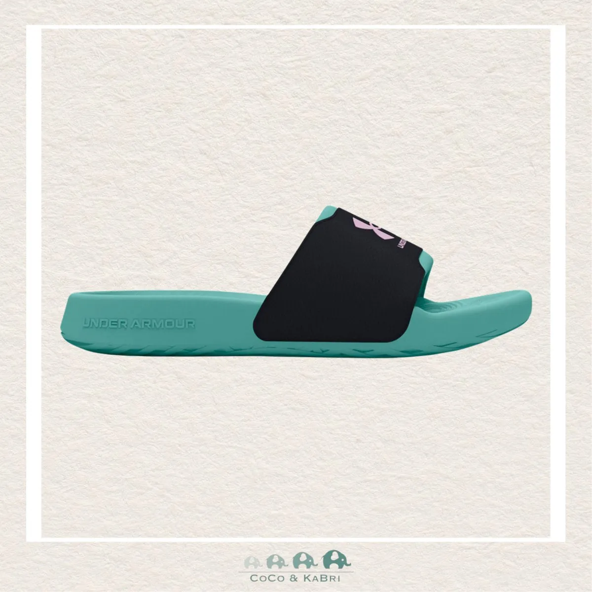 Under Armour Girls' Ignite Select Slides Radial Turquoise