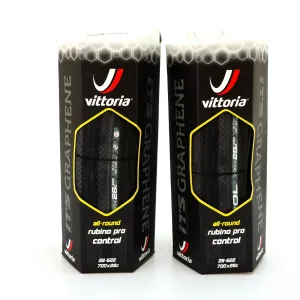 Vittoria Rubino Pro Control G  GRAPHENE 700 x 28c Full black Road Bike Tire