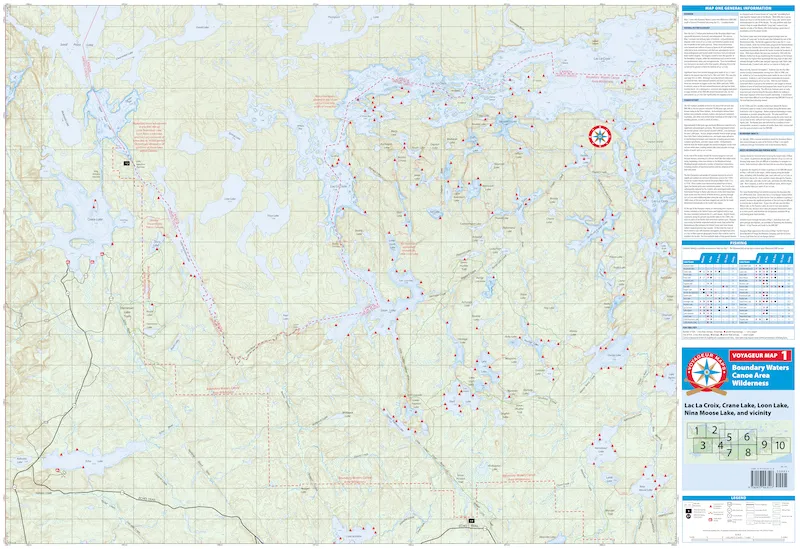 Voyageur Maps - #1 - BWCA