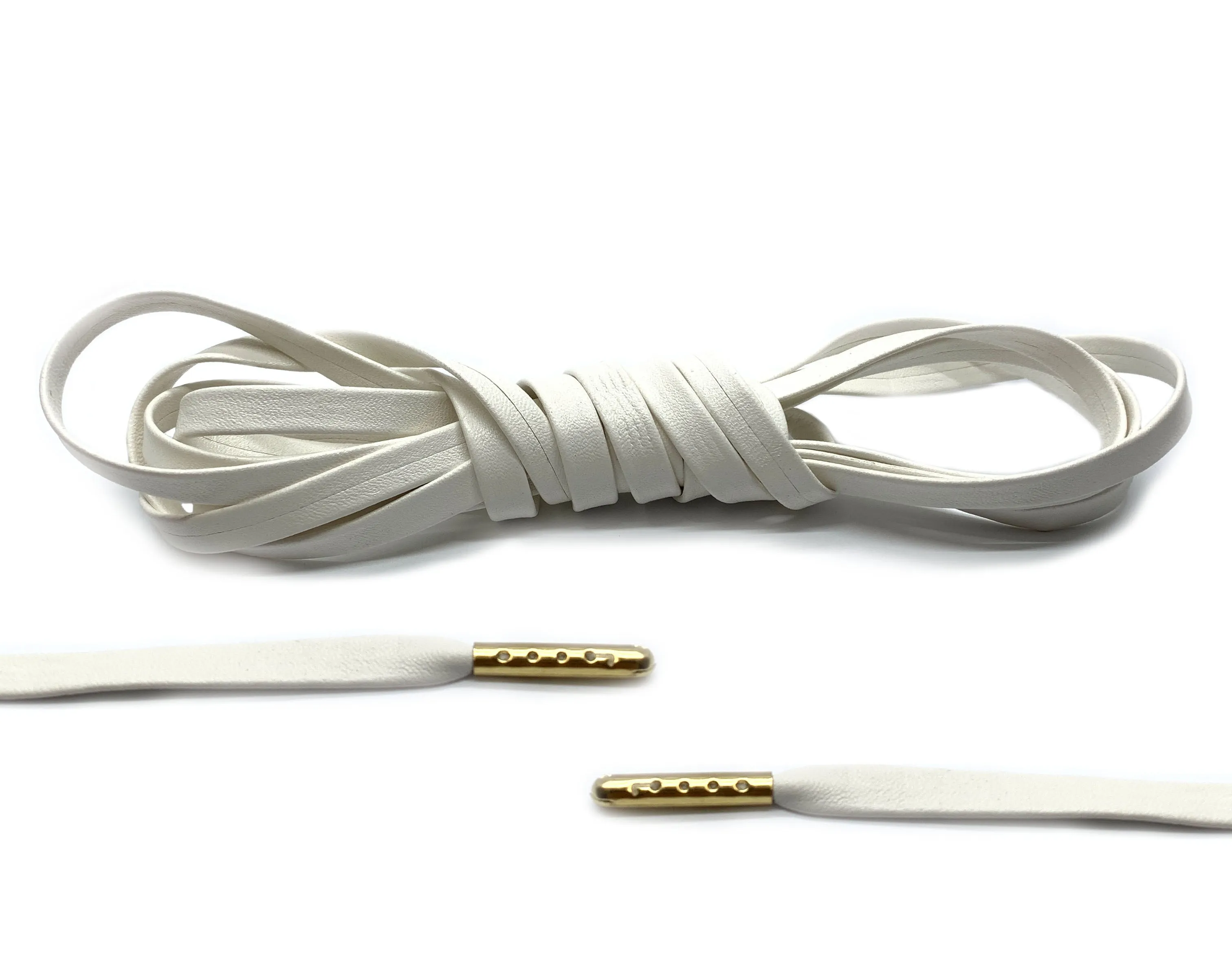 White Leather Laces