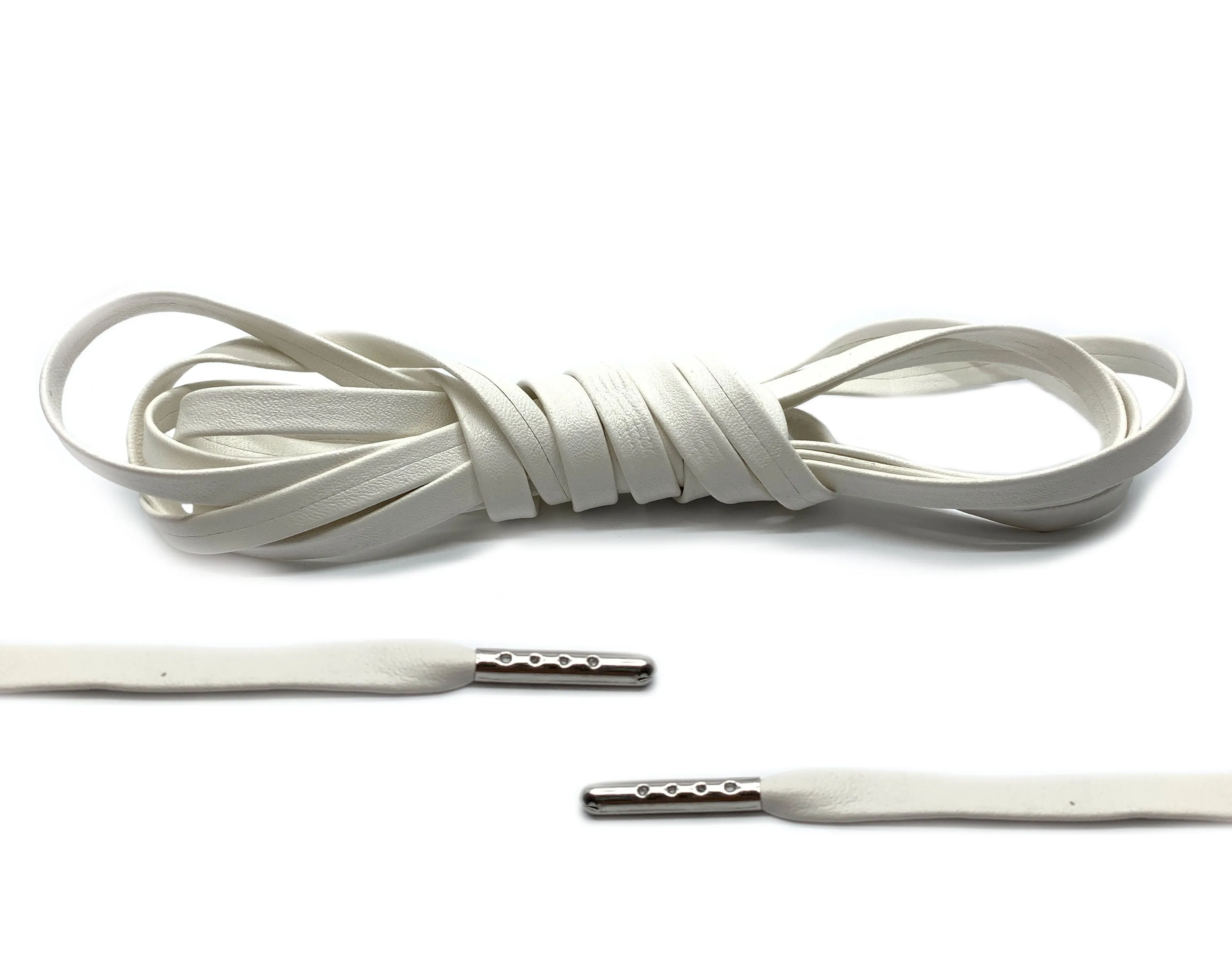 White Leather Laces