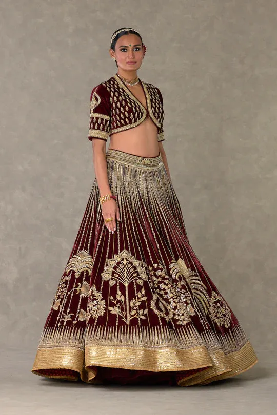 Wine Dil-Chidiya Lehenga