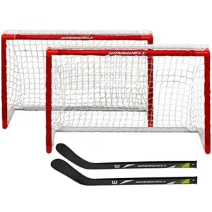 Winnwell Double PVC Mini Net Set with 2 Sticks & Ball