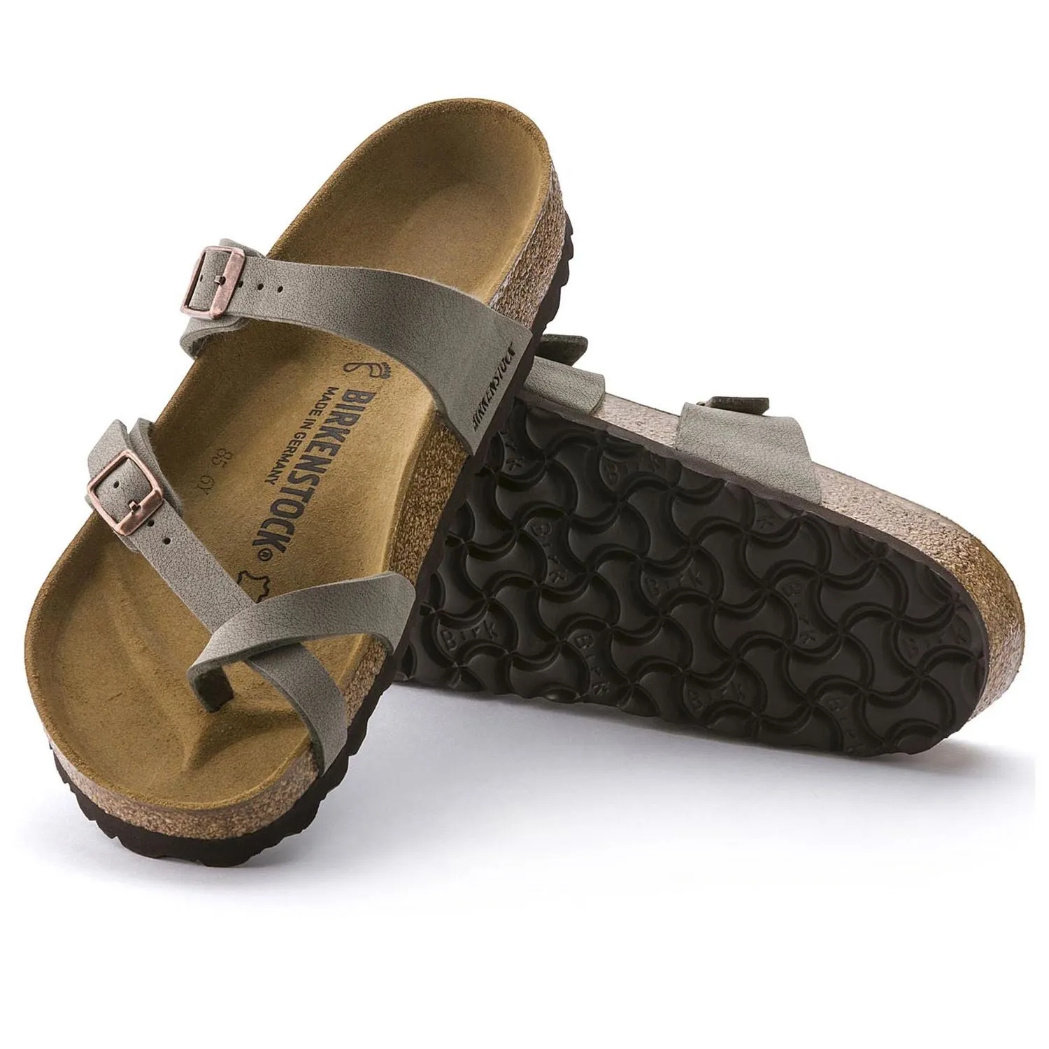Women's Birkenstock | Mayari Birkibuc Sandal | Stone