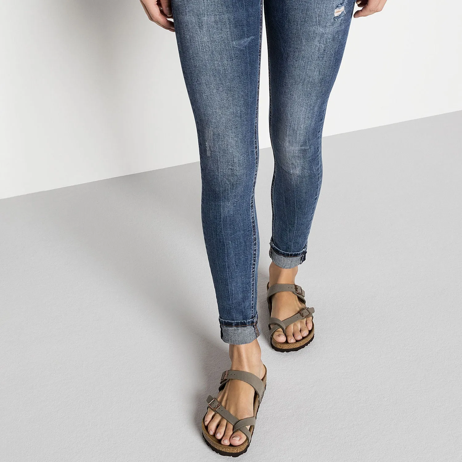 Women's Birkenstock | Mayari Birkibuc Sandal | Stone