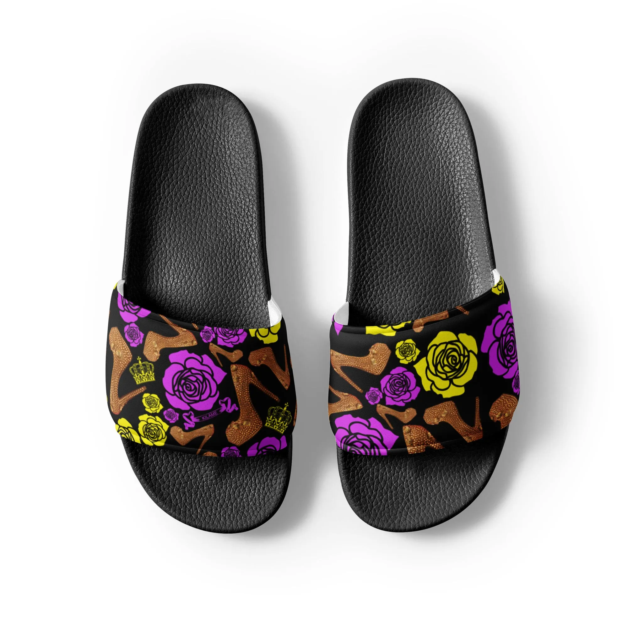 Women's slides 'Purple Gold'