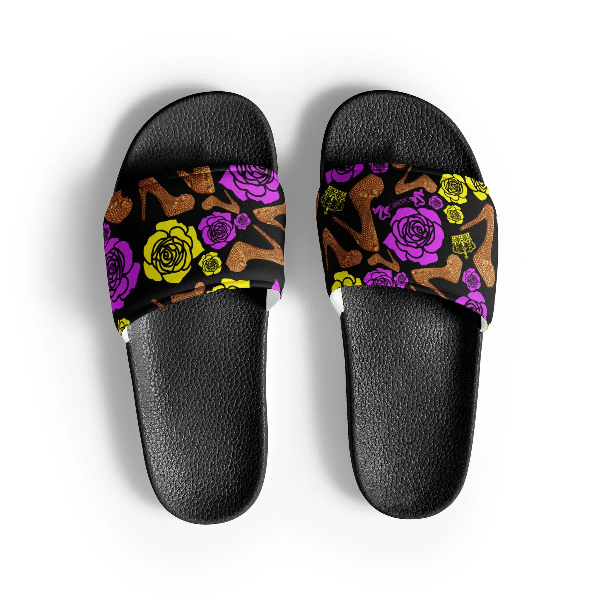 Women's slides 'Purple Gold'
