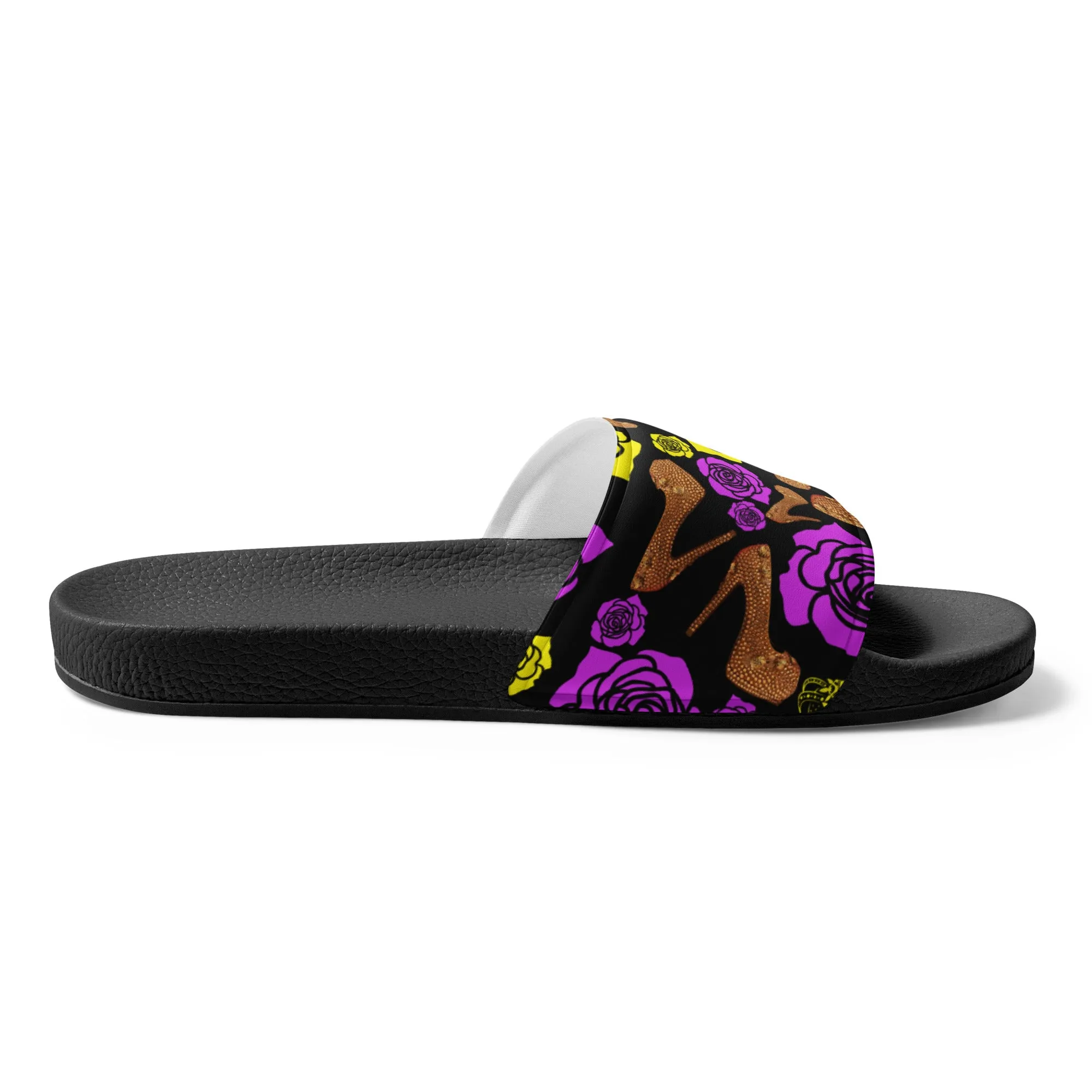 Women's slides 'Purple Gold'