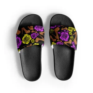 Women's slides 'Purple Gold'