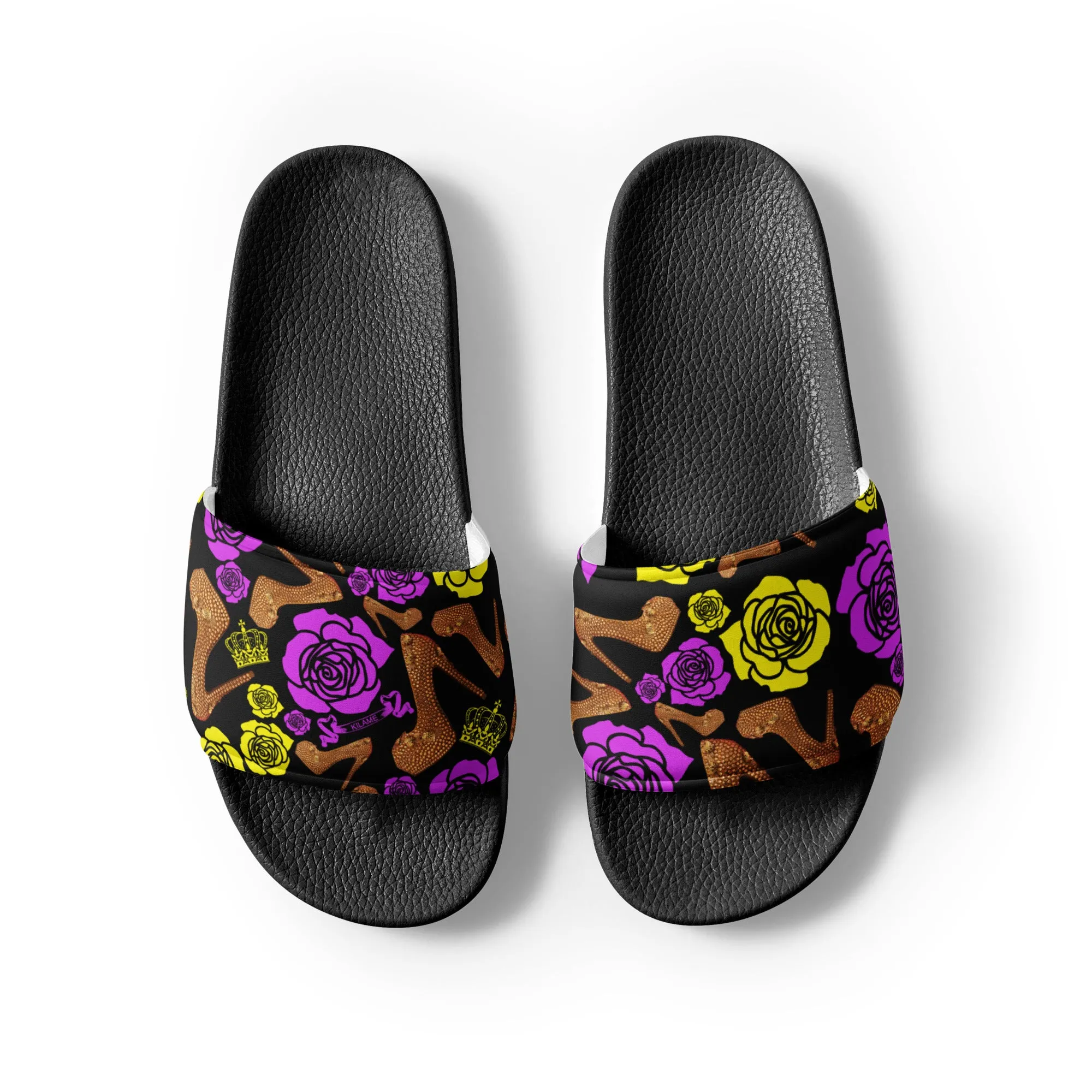 Women's slides 'Purple Gold'