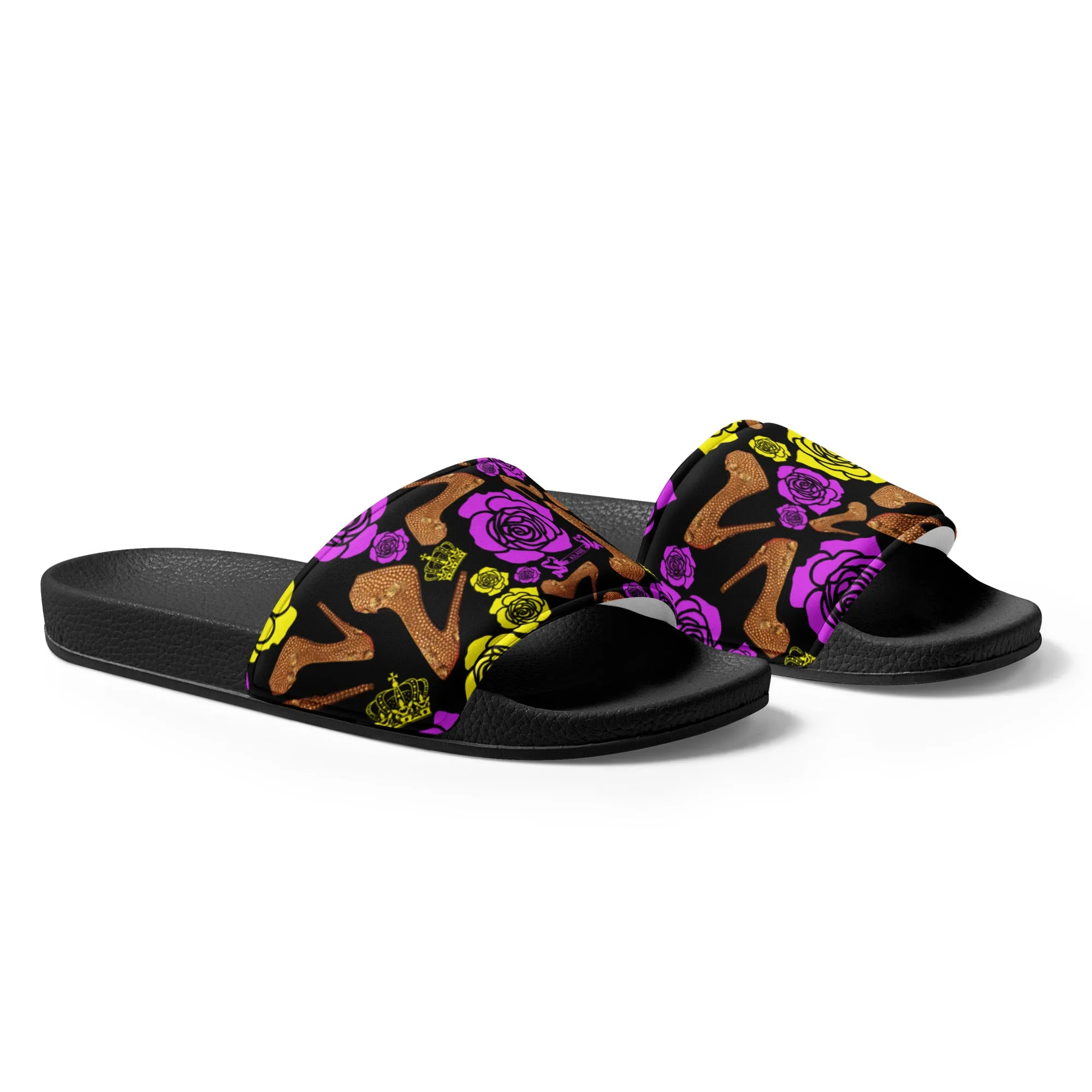 Women's slides 'Purple Gold'
