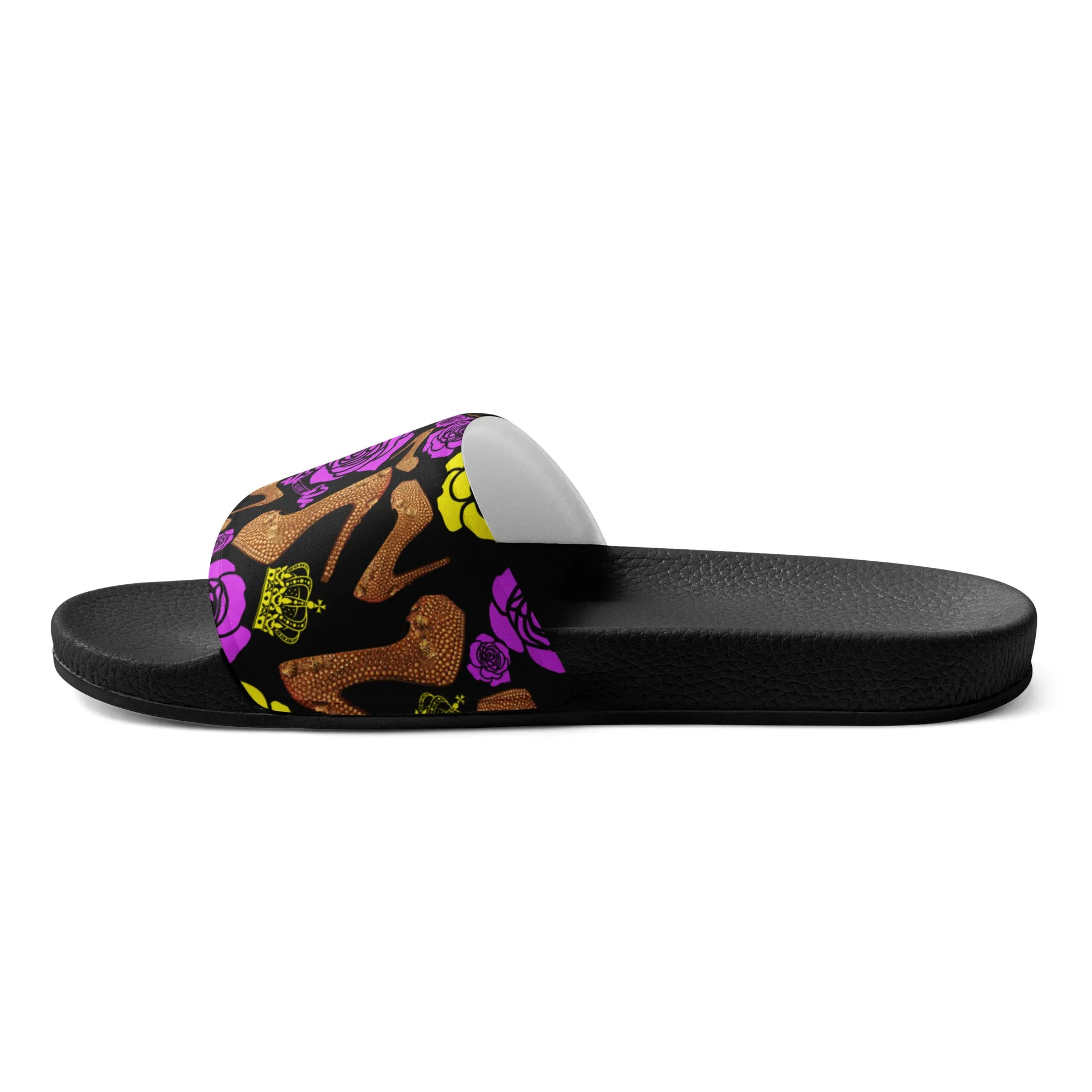 Women's slides 'Purple Gold'