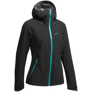 Women's waterproof MH500 mountain hiking jacket - Black